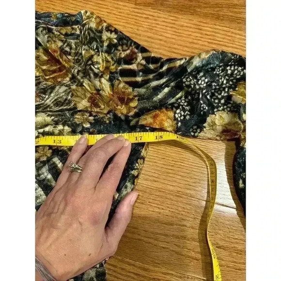 Zara Basic Burnout Velvet Fall Mini Dress Boho 70s Fairygoth Whimsigoth XS - Picture 3 of 7